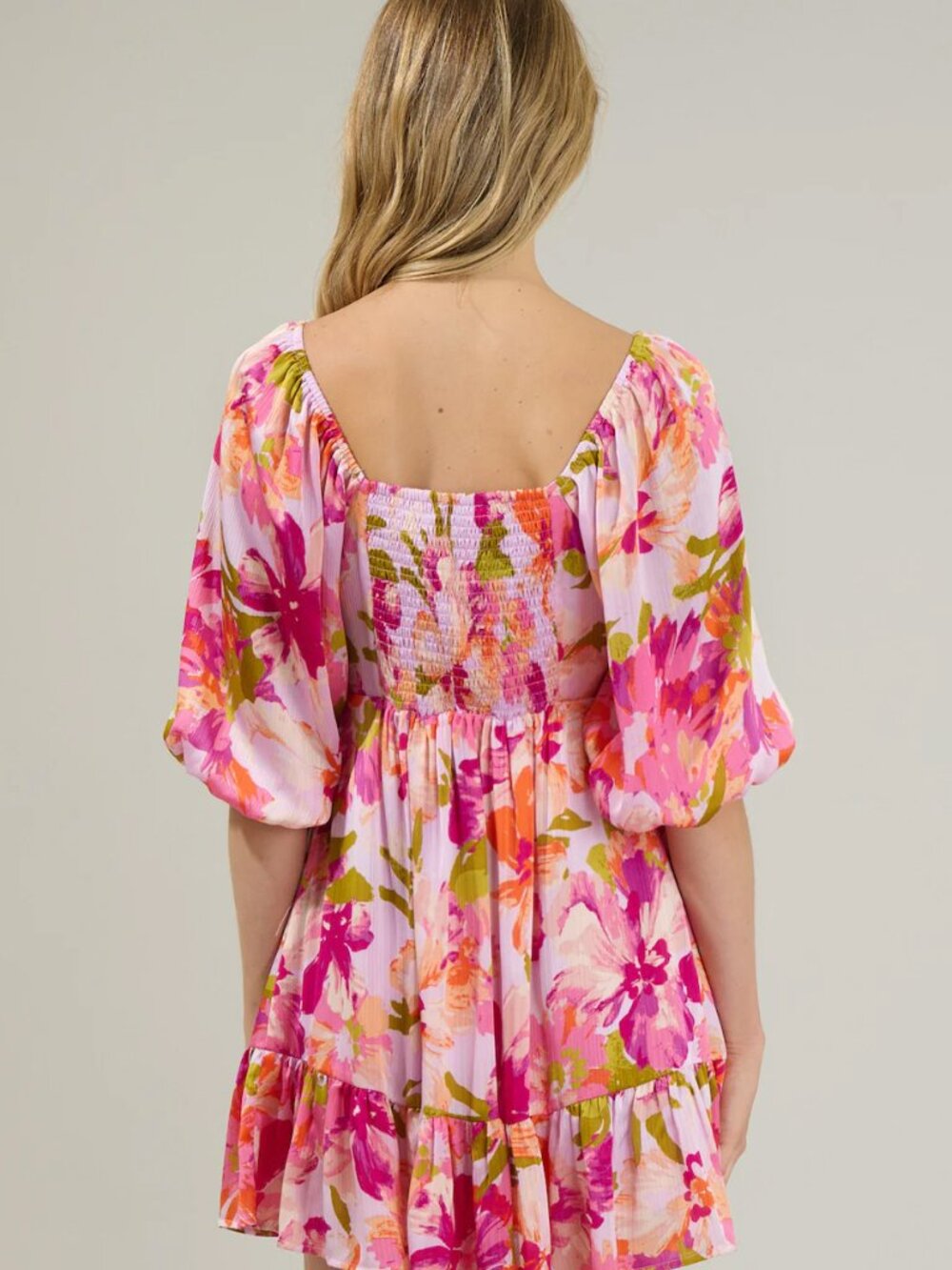 Sugarlips Abigal Floral Evy Sweetheart Mini Dress - Picture 2 of 5